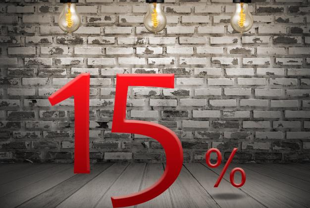  15%    !