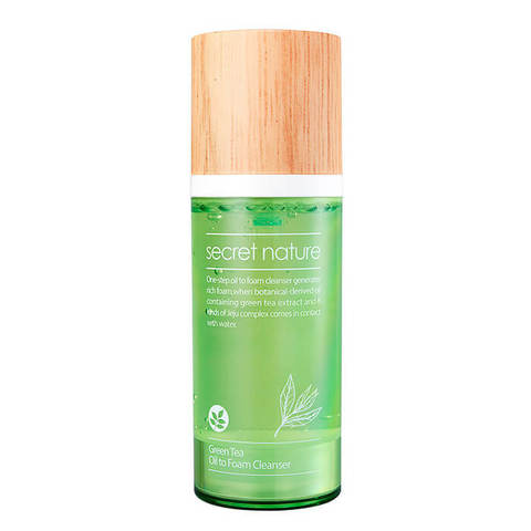 SECRET NATURE ������������ �����-����� � ������� ���� Green Tea Oil to Foam Cleanser 100��