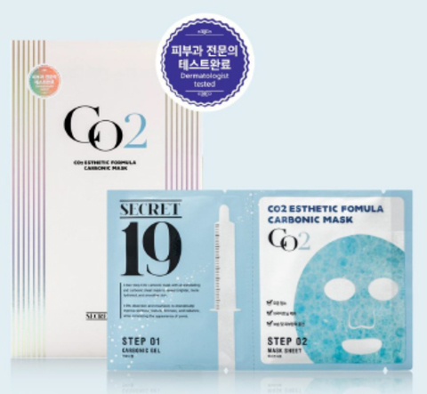 ESTHETIC HOUSE �����-��������� ���������������/���� SECRET19 CO2 Esthetic Formula Carbonic Mask, 1��