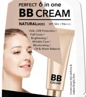 DERMAL ��������� ���� YEPPEN SKIN PERFECT 6 in one BB CREAM (Natural #23), 10 ��