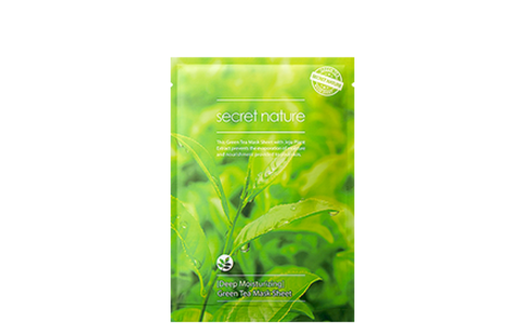 Secret Nature ���������������� ����� � ������� ���� Green Tea Mask Sheet Deep Moisturizing 25 ��