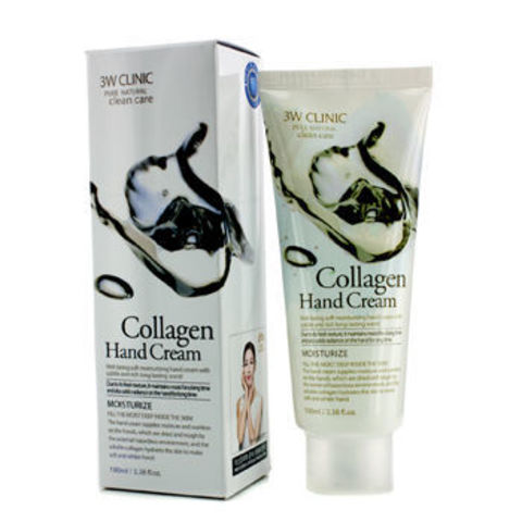 3W CLINIC ���� ��� ��� ����������� � ���������� Collagen Hand Cream, 100 ��