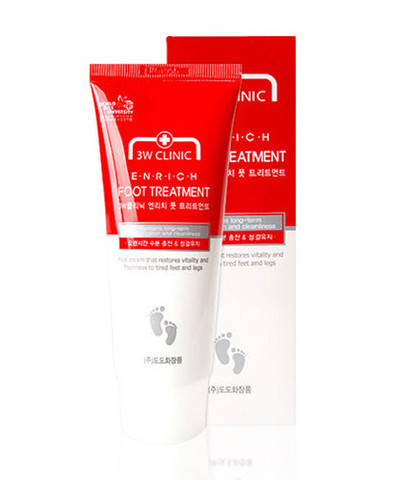 3W CLINIC ���� ��� ��� �������� Enrich Foot Treatment, 100 ��