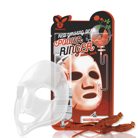 Elizavecca �������� ����� ��� ���� � ������� ��������� RED ginseng DEEP POWER Ringer mask pack, 23��
