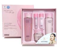 3W CLINIC ���������� ����� �/����� �� ����� Flower Effect Extra Moisturizing 3 Kit Set