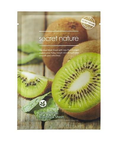 SECRET NATURE ������������� ����� ��� ���� � ���� KIWI MASK SHEET SMOOTHING 25 ��