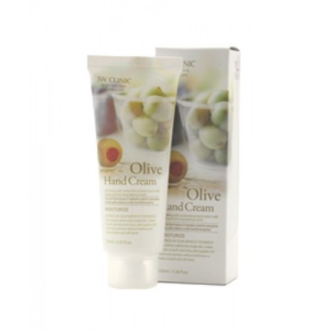 3W CLINIC ���� ��� ��� ����������� � ���������� ����� Olive Hand Cream, 100 ��