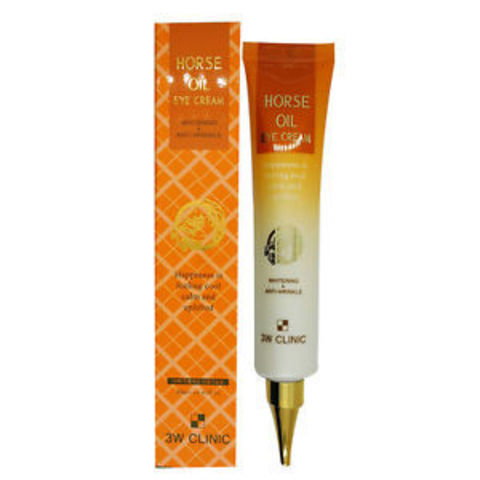 3W CLINIC ���� ��� ���� � ��������� ������ Horse Oil Eye Cream, 40 ��