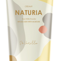 NATURIA ����� ��� ���� ������ CREAMY OIL SALT SCRUB So Vanilla, 250 ��.