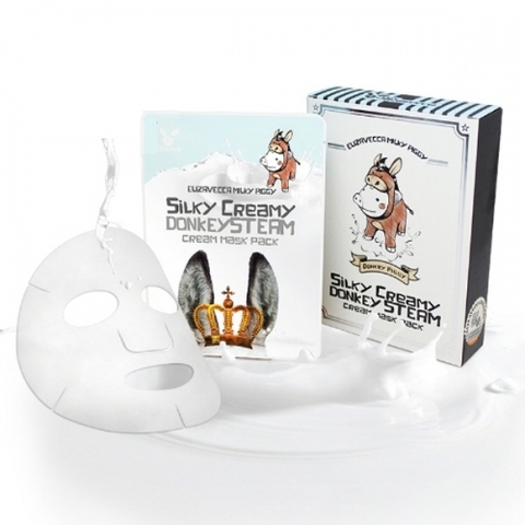 ELIZAVECCA Donkey Piggi ����� �������� � ������� ������ Silky Creamy donkey Steam Cream Mask Pack 25��