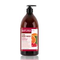 NATURIA ���� ��� ���� ������/�������� PURE BODY WASH Cranberry & Orange 750 ��