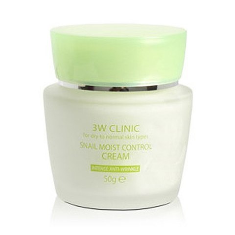 3W CLINIC ���� ��� ���� ����������� ��������� ����� Snail Moist Control Cream, 50 ��