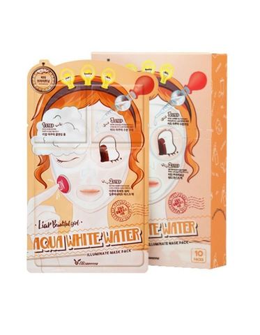 Elizavecca ����� �/���� ����������� ����������� 3-step Aqua White Water Illuminate Mask Sheet