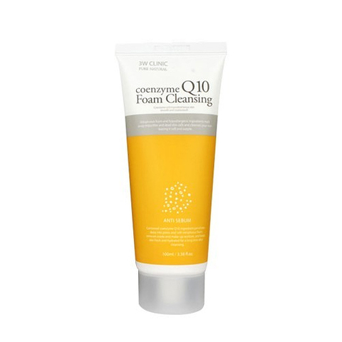 3W CLINIC ����� ��� �������� ������� Q10 Coenzyme Q10 Foam Cleansing, 100 ��