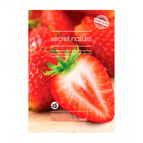 Secret Nature ������������ ����� ��� ���� � ��������� Strawberry Mask Sheet Tone Up 25 ��