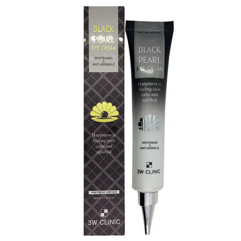3W CLINIC ���� ��� ���� � ���������� ������� ������� Black Pearl Eye Cream Anti Wrinkle, 40 ��