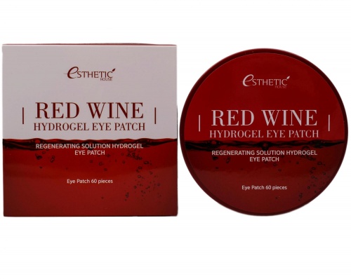 ESTHETIC HOUSE ������������ ����� ��� ���� ������� ���� RED WINE HYDROGEL EYE PATCH, 60 ��.